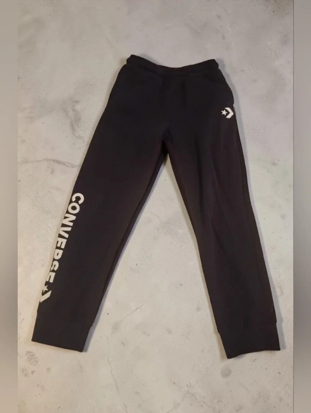 Converse Kids Black Fleece Jogger Sweatpants Size Junior XL (14-16)